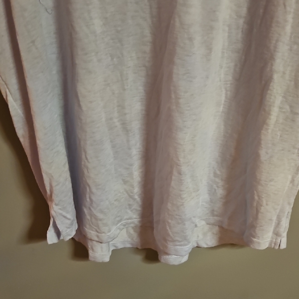 Athleta Light Blue Relaxed Short Sleeve T-Shirt - Picture 3 of 6